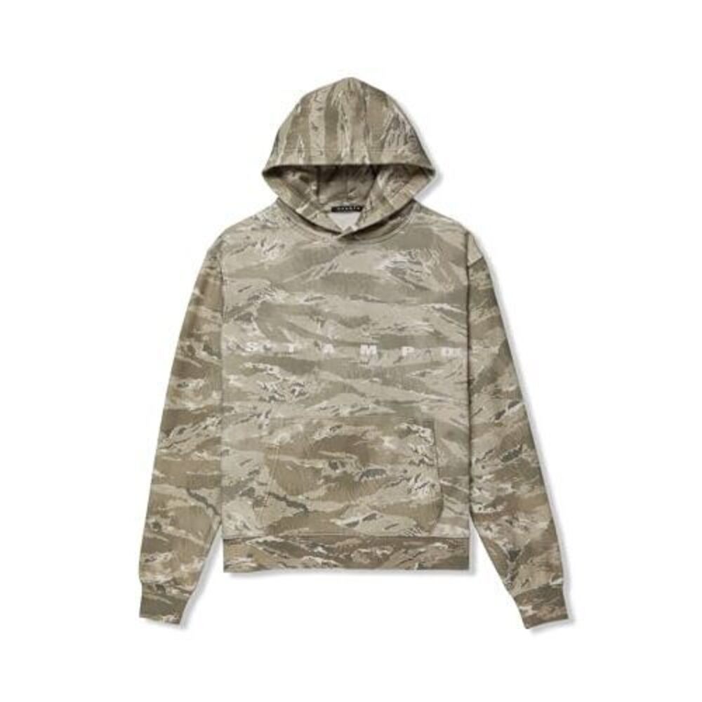 Stampd Camo Strike Logo Hoodie Digital Tiger Camo LG